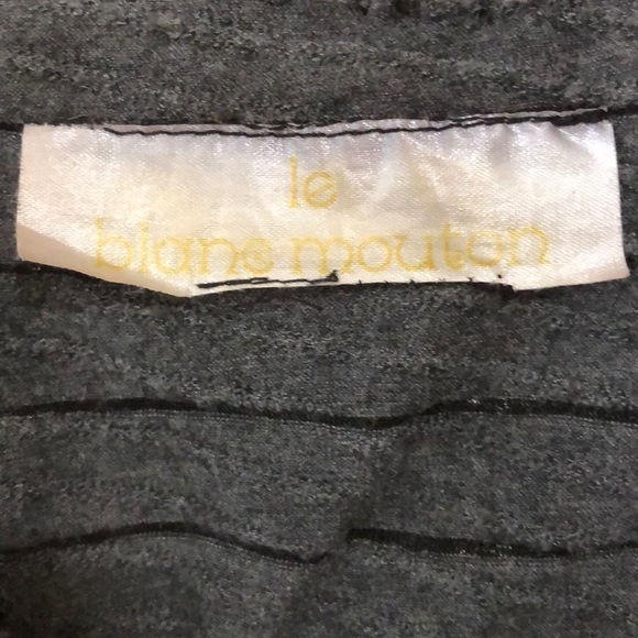 Le Blanc Mouton Textured Long Tank - Picture 2 of 5